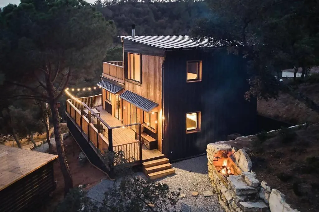 Japanese Wooden House Villa Tordera